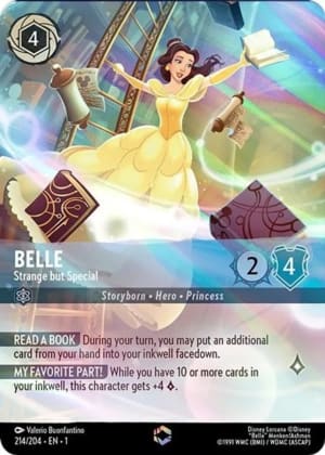 Belle Strange but Special Alternate Art in Disney Lorcana